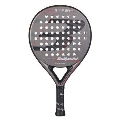 Ракетка для падел тенниса BULLPADEL SNIPER 2.0 CONTROL DARK GREY 2026 A006634 фото
